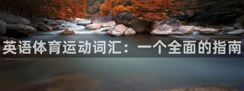 MK体育官网下载平台注册流程图：英语体育运动词汇：一个全面的